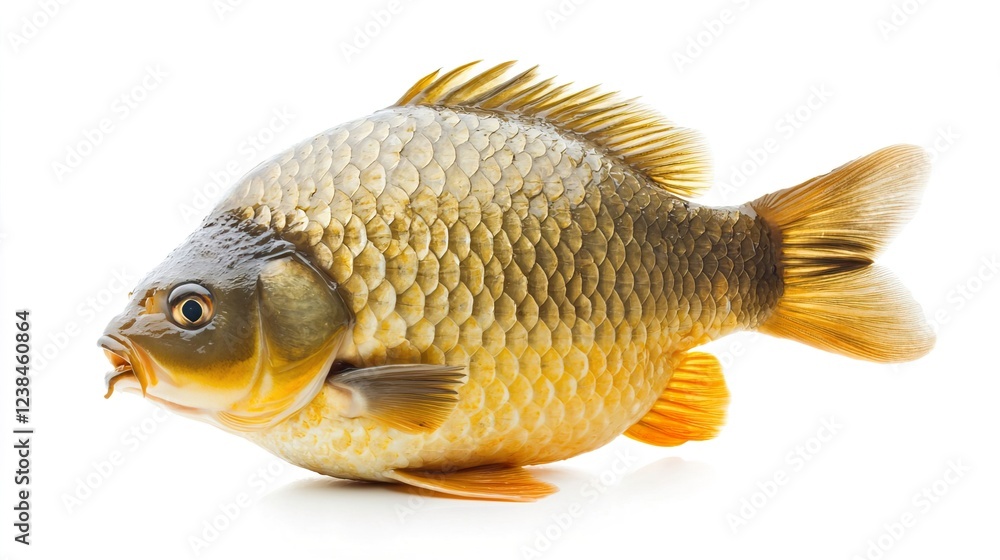Freshwater Fish With Golden Scales and Distinctive Features Freshwater Fish With Golden Scales and Distinctive Features