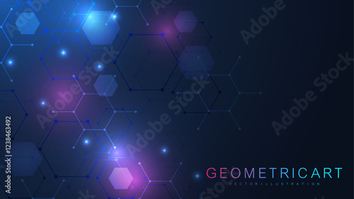 Global network connection website header or banner design. Abstract background with connecting dots and lines. Global business. Social network communication. Internet technology. Vector illustration