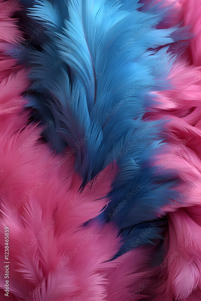 Digital pink and blue furry fabric pattern graphics poster background Digital pink and blue furry fabric pattern graphics poster background