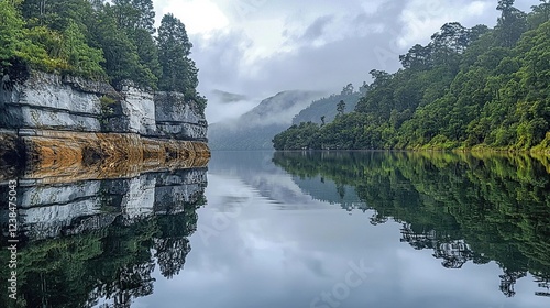  fiordland national park tranquility new zealand landscape photo