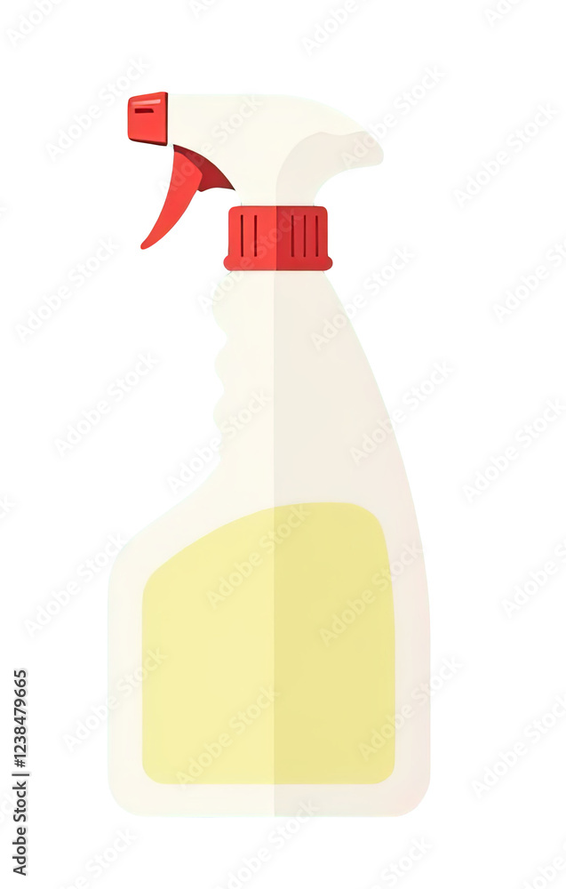 a spray bottle for household chemicals and cleaning products on Transparent background. Cleaning spray. Cleaning, professional products for cleaning home concept. a spray bottle for household chemicals and cleaning products on Transparent background. Cleaning spray. Cleaning, professional products for cleaning home concept.
