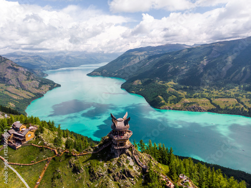 Kanas Scenic Area in Altay, Xinjiang, China