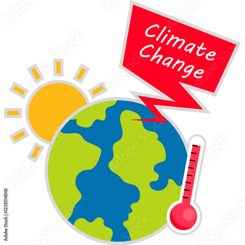 Climate Change Sticker