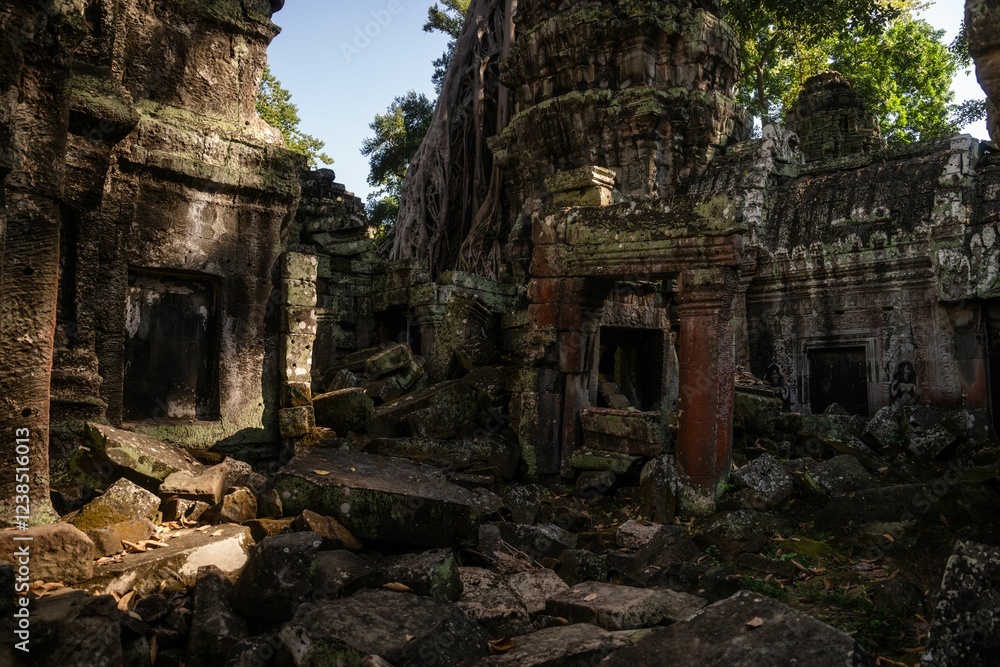 Ancient Cambodian Temple Ruins Ancient Cambodian Temple Ruins