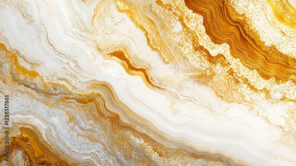 Abstract Gold And White Marble Texture. Luxurious Background. Abstract Gold And White Marble Texture. Luxurious Background.