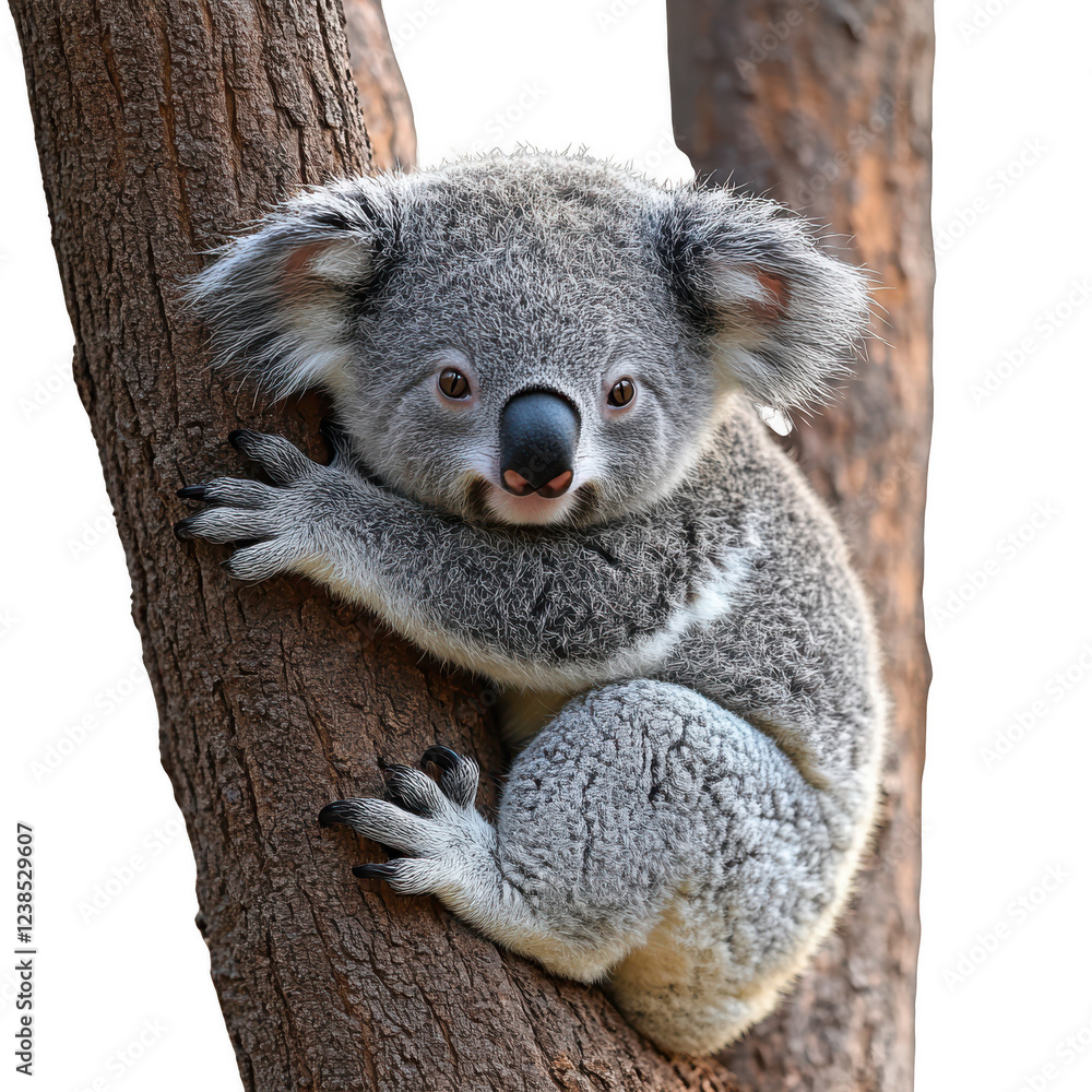 Naklejka premium Koala isolated on transparent background