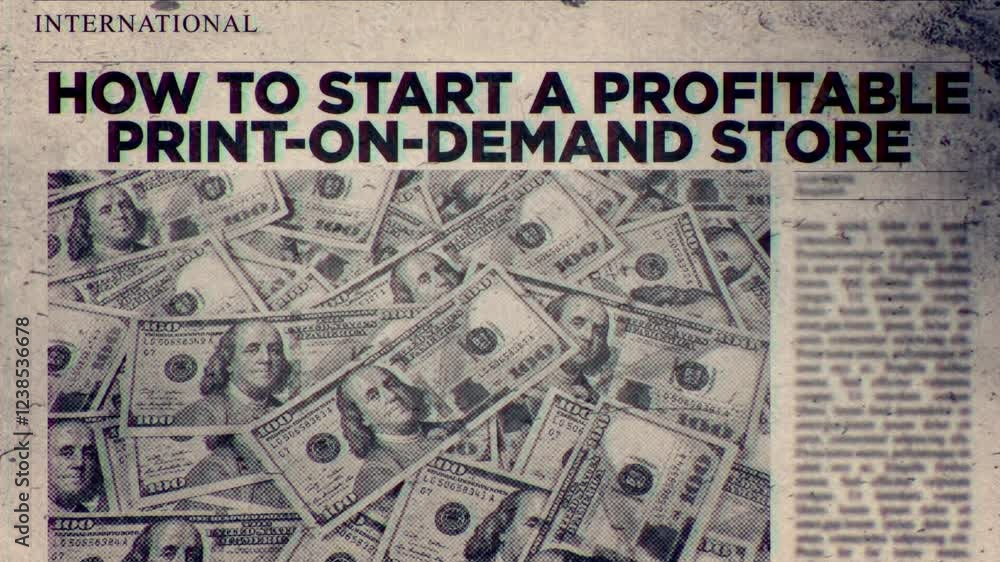 How to Start a Profitable Print-on-Demand Store Title on Newspaper headline Style How to Start a Profitable Print-on-Demand Store Title on Newspaper headline Style