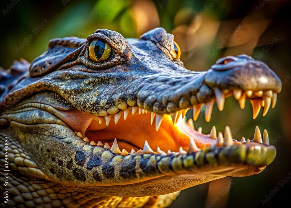 Close-up of Alligator's Jaws, Sharp Teeth, Reptile, Wildlife, Nature Photography Close-up of Alligator's Jaws, Sharp Teeth, Reptile, Wildlife, Nature Photography