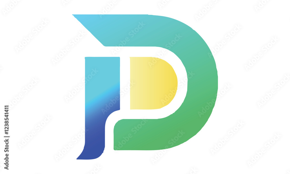letter dp pd logo design vector letter dp pd logo design vector