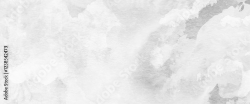 Obraz na płótnie abstract white splashed watercolor texture hand drawing graphic design. w salonie
