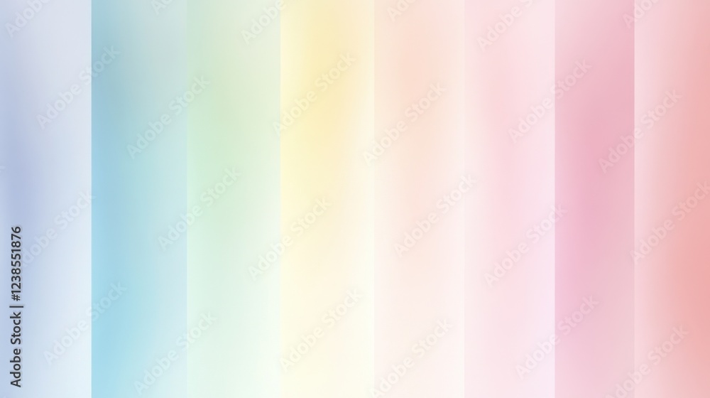 Pastel Rainbow Gradient Background Texture with Vertical Stripes Pastel Rainbow Gradient Background Texture with Vertical Stripes