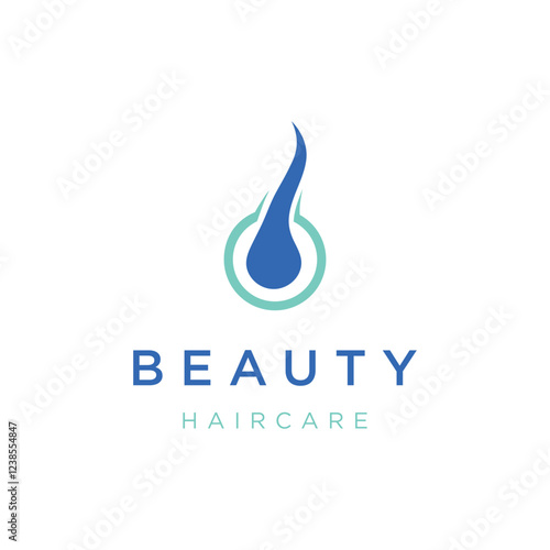 dermatology clinic hair care logo template design.Logo for business , clinic and symbol.