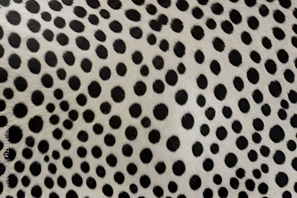 An illustration showcasing Dalmatian dog leather texture with distinct spots and smooth skin patterns. An illustration showcasing Dalmatian dog leather texture with distinct spots and smooth skin patterns.
