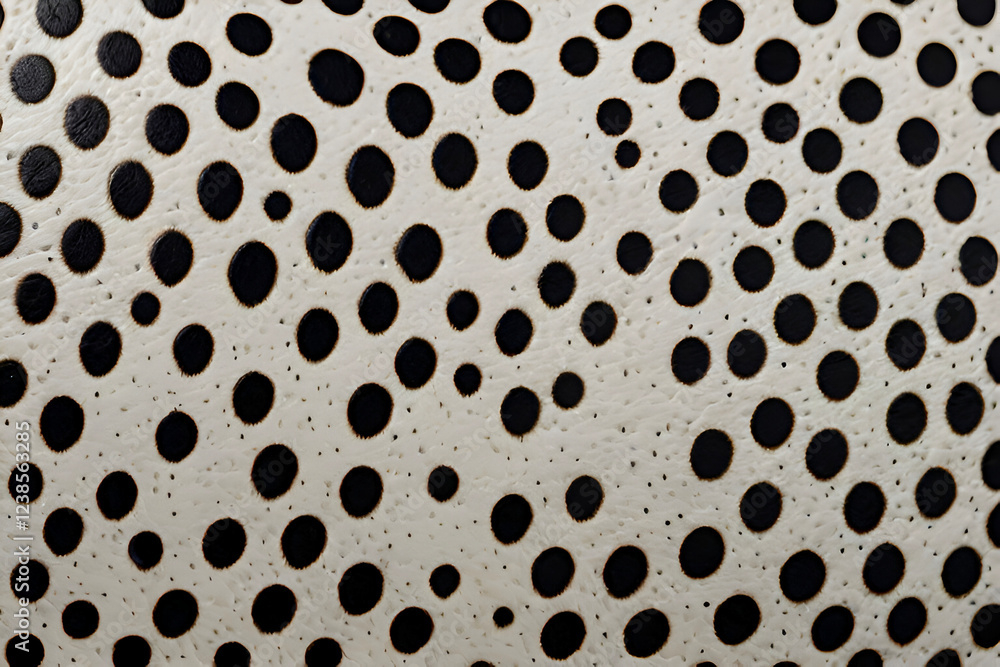 An illustration showcasing Dalmatian dog leather texture with distinct spots and smooth skin patterns. An illustration showcasing Dalmatian dog leather texture with distinct spots and smooth skin patterns.