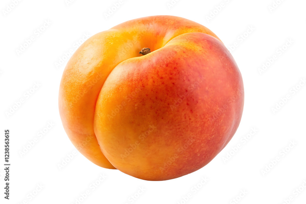 apricot fruit image isolated on transparent background apricot fruit image isolated on transparent background