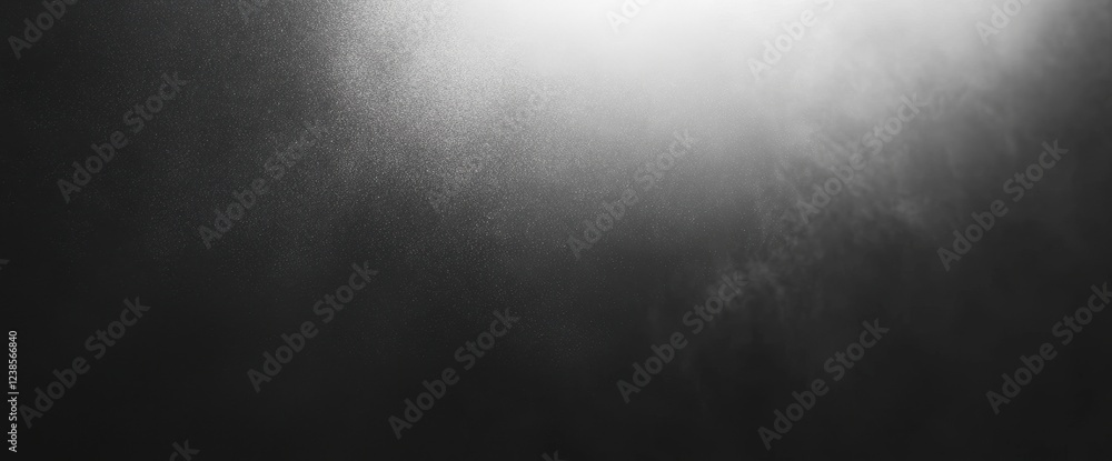 Abstract grayscale background with light leaks and particle effects Abstract grayscale background with light leaks and particle effects