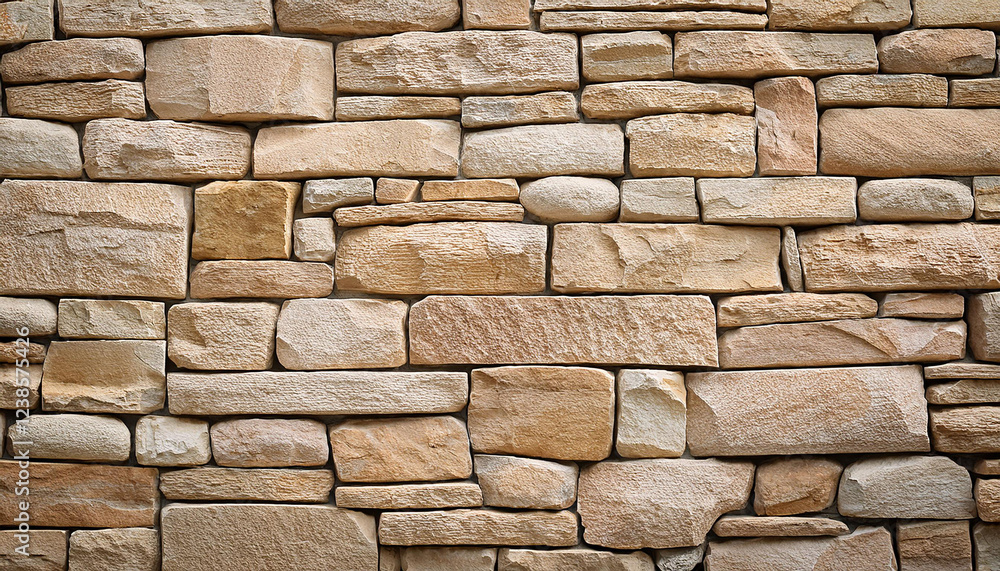 Fototapeta premium beige stone wall background