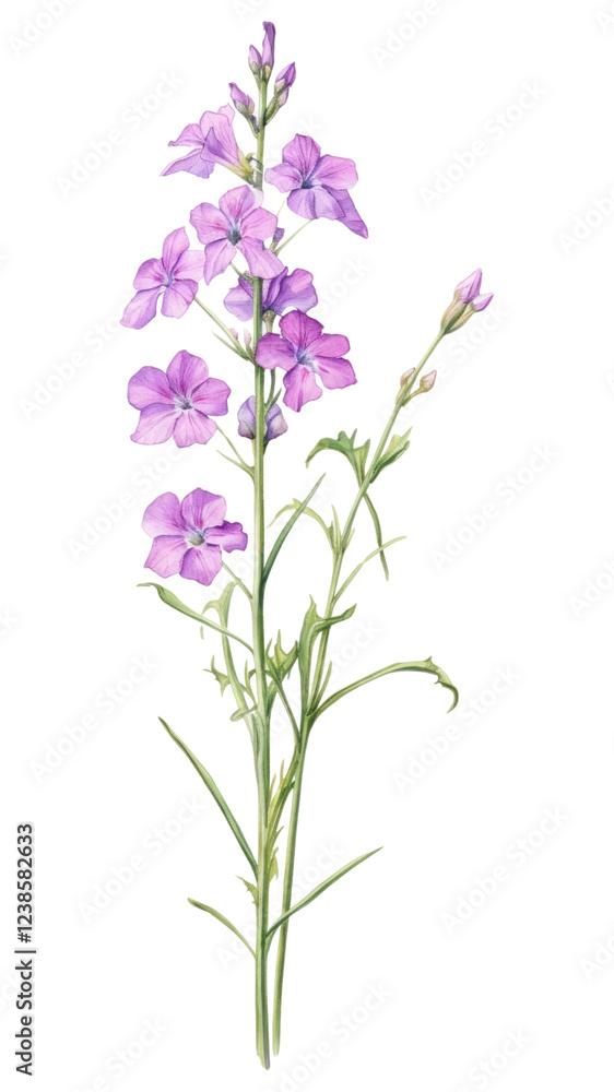 PNG Illustration watercolor botanical flowers. PNG Illustration watercolor botanical flowers.