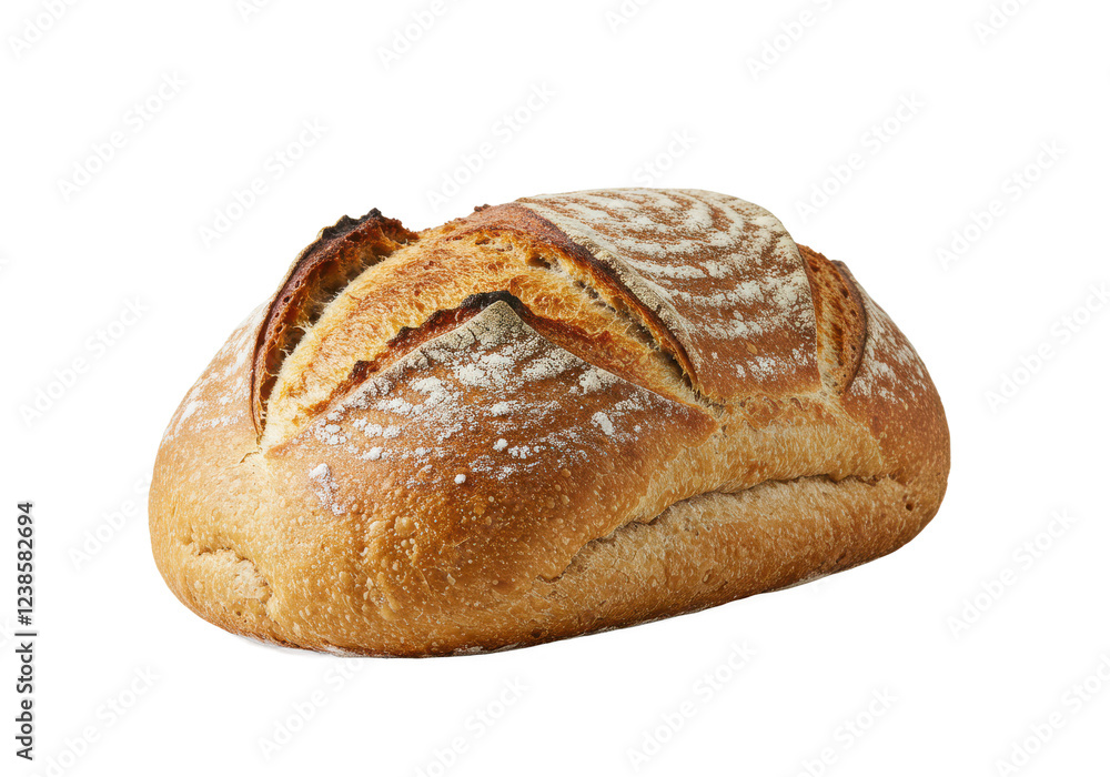Loaf of bread isolated on white background, no depth of field, sharp. Loaf of bread isolated on white background, no depth of field, sharp.