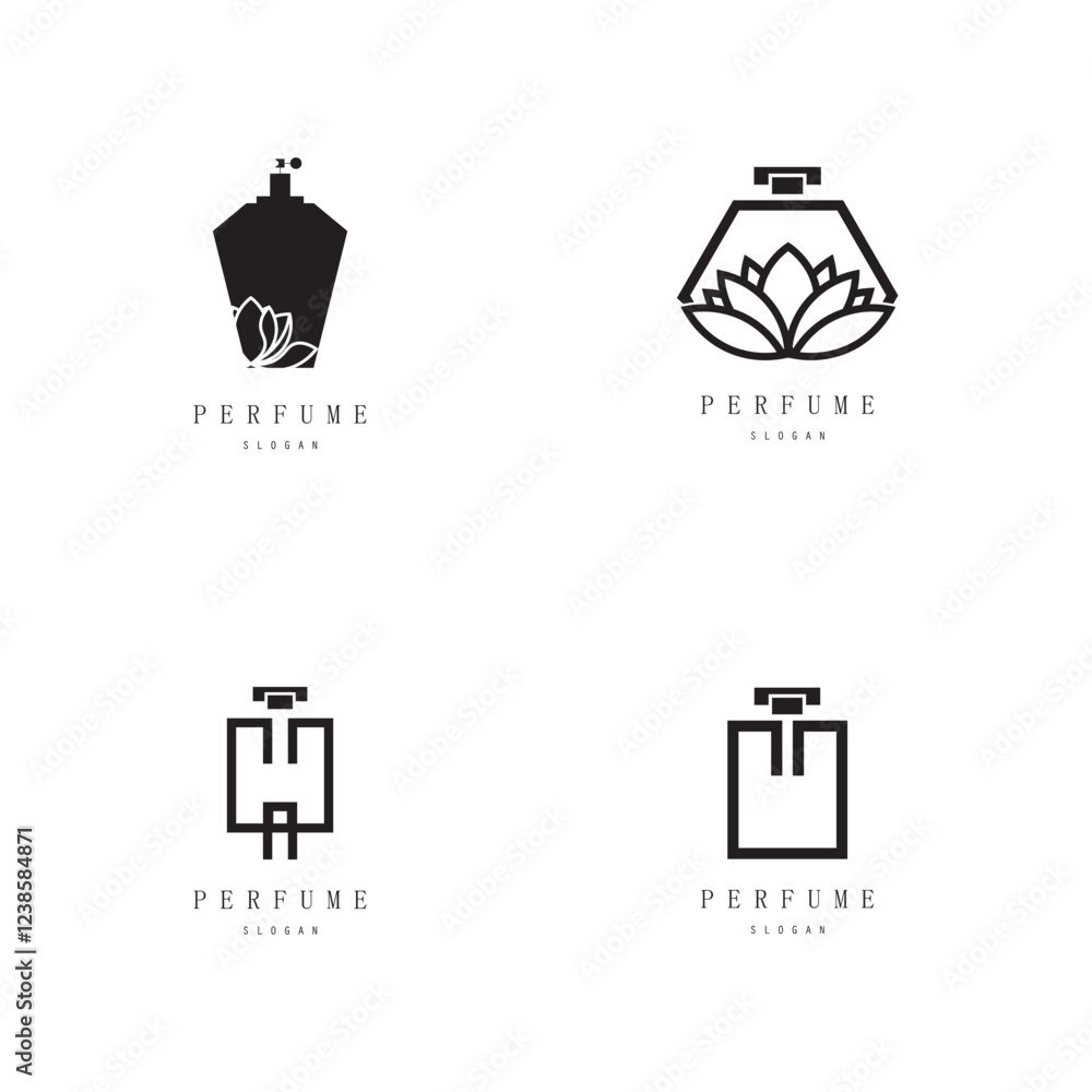 perfume abstract Logo Template Design Vector, Emblem, Design Concept, Creative Symbol, Icon perfume abstract Logo Template Design Vector, Emblem, Design Concept, Creative Symbol, Icon
