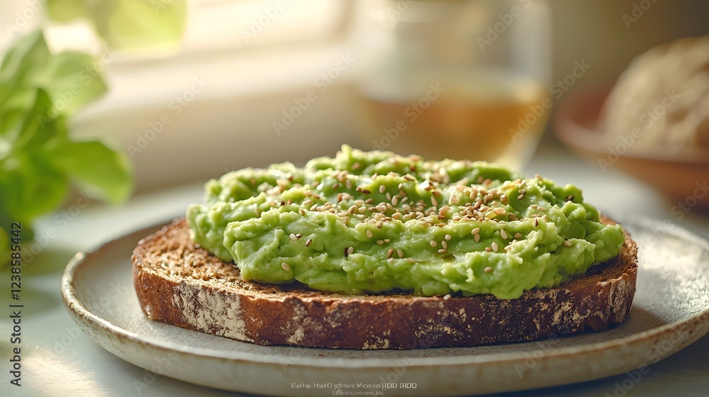 Mouthwatering Avocado Toast with Rustic Charm and Warm Ambiance Mouthwatering Avocado Toast with Rustic Charm and Warm Ambiance