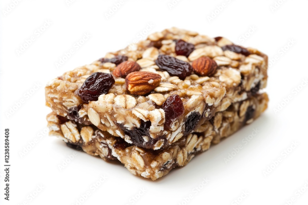 Nutty oatmeal with raisins served on rustic wooden table for wholesome breakfast enthusiasts and healthy lifestyle advocates Nutty oatmeal with raisins served on rustic wooden table for wholesome breakfast enthusiasts and healthy lifestyle advocates