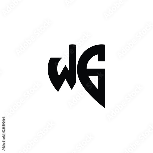Free Download WG monogram logo design letter text name symbol monochrome logotype alphabet character simple logo - GFXLoad