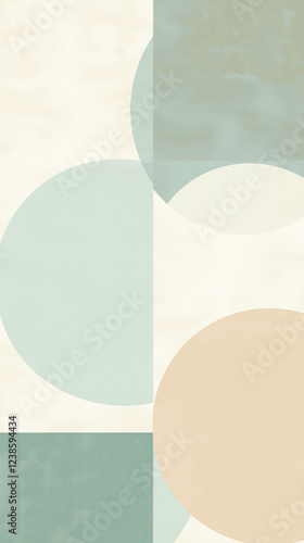 Abstract Geometric Shapes Art Print