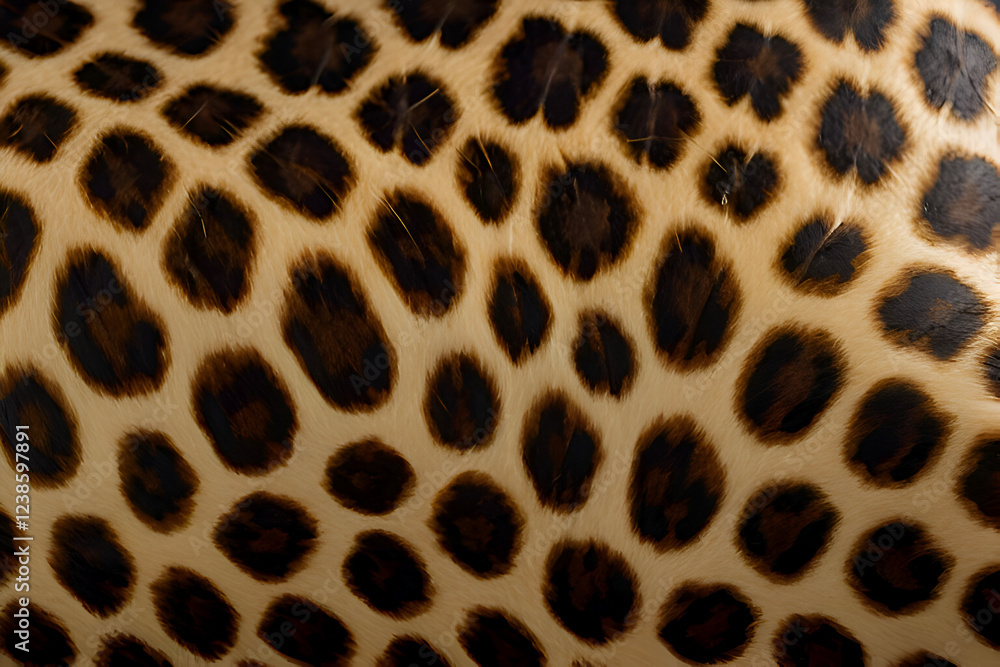 An illustration highlighting leopard leather texture with distinct spot patterns and smooth, natural skin details. An illustration highlighting leopard leather texture with distinct spot patterns and smooth, natural skin details.