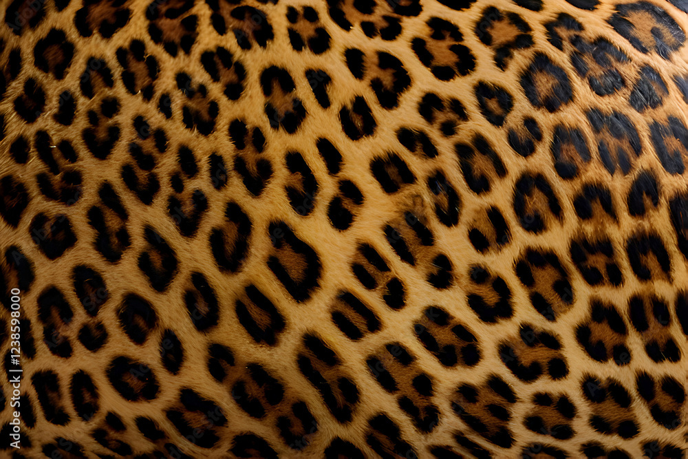 An illustration highlighting leopard leather texture with distinct spot patterns and smooth, natural skin details. An illustration highlighting leopard leather texture with distinct spot patterns and smooth, natural skin details.