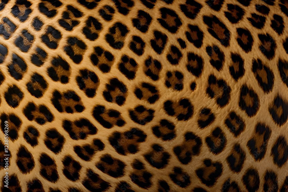An illustration highlighting leopard leather texture with distinct spot patterns and smooth, natural skin details. An illustration highlighting leopard leather texture with distinct spot patterns and smooth, natural skin details.