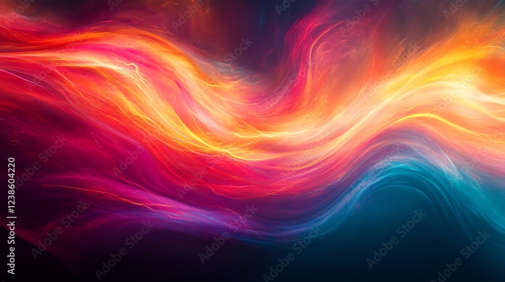 Abstract swirling vibrant colors bright light dynamic energy. AI Generated Abstract swirling vibrant colors bright light dynamic energy. AI Generated