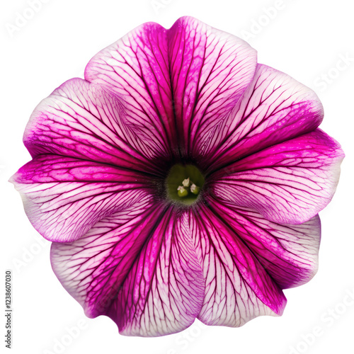 Wallpaper Mural Pink petunia flowers isolated on a white background.
 Torontodigital.ca