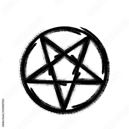 Pentagramm. Symbol. Zeichen