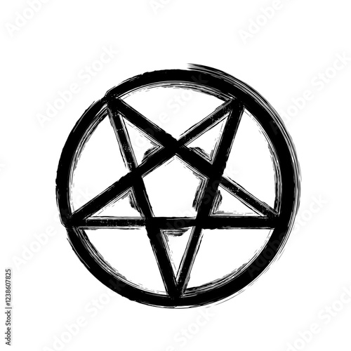Pentagramm. Symbol. Zeichen