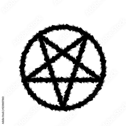 Pentagramm. Symbol. Zeichen