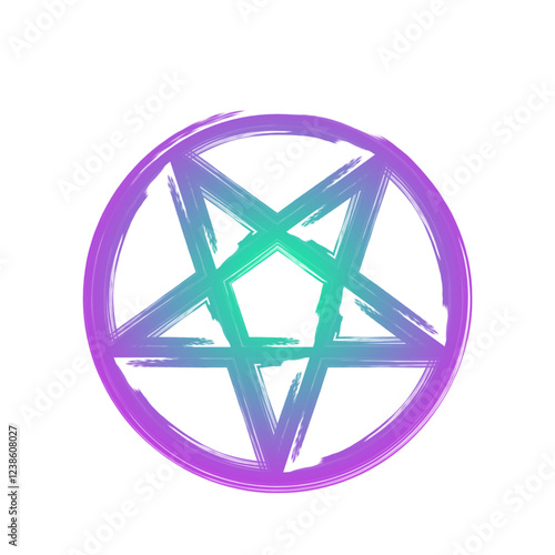 Pentagramm. Symbol. Zeichen