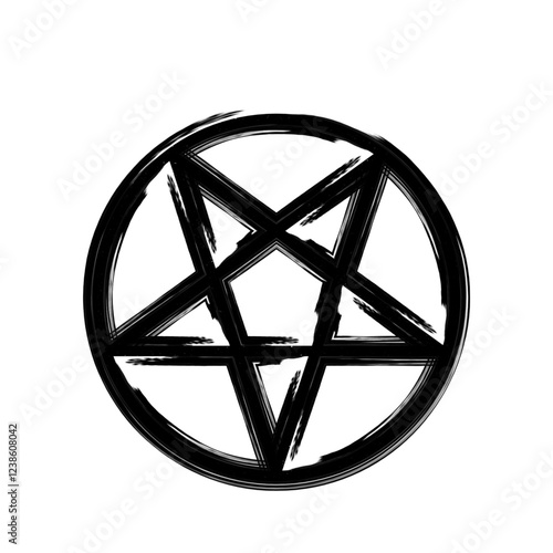 Pentagramm. Symbol. Zeichen