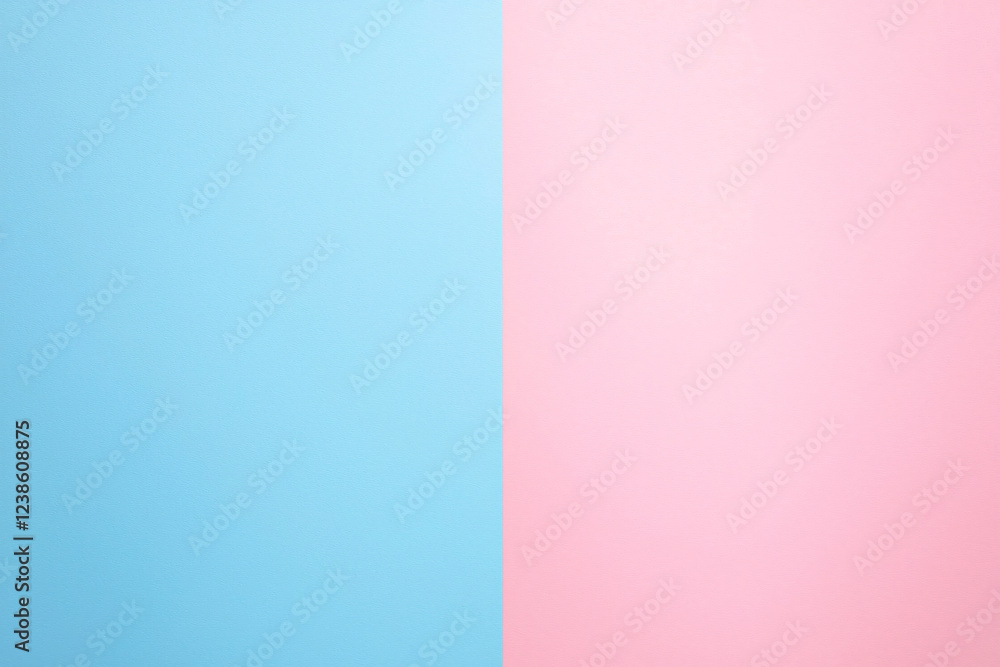 Fototapeta premium clean gradient background transitioning smoothly from blue to pink, creating calming and visually appealing effect. Perfect for various design projects