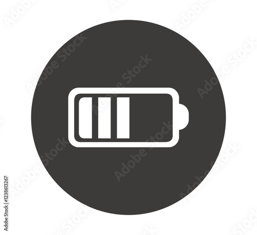 Batterie. Ladung, Akku, Symbol