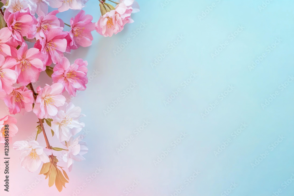 Fototapeta premium pink cherry blossom