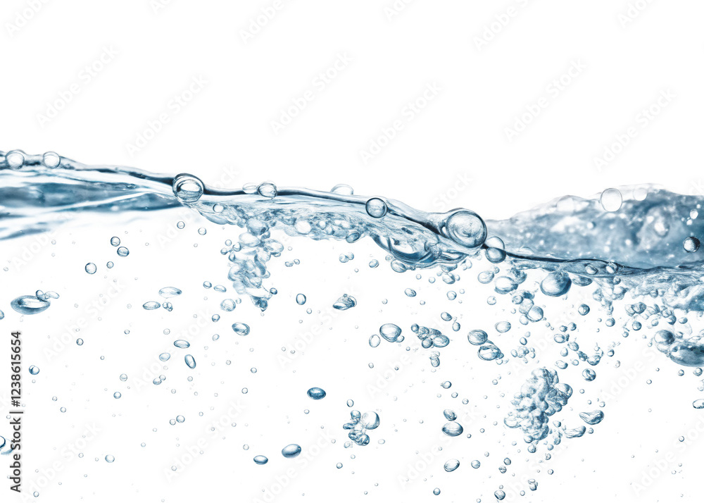 Water Effect on a transparent background. Water Effect on a transparent background.