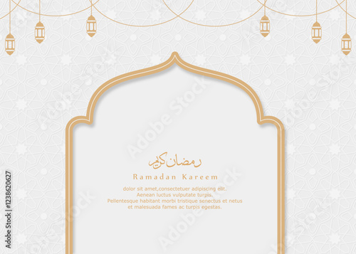 background design with Islamic and Ramadan themes