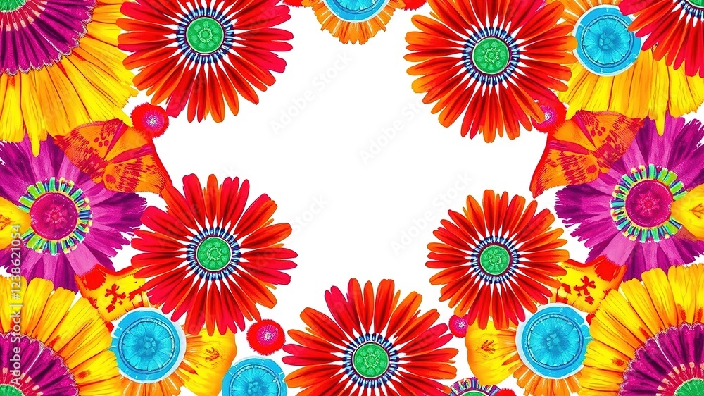 Hand Painted Summer Patterns: Creative Circular Designs Hand Painted Summer Patterns: Creative Circular Designs
