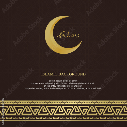 background design with Islamic and Ramadan themes