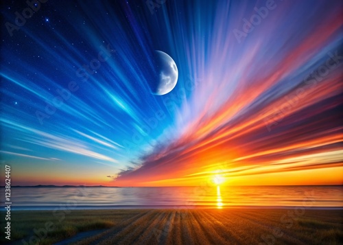 Day and Night Convergence: Equinox Long Exposure