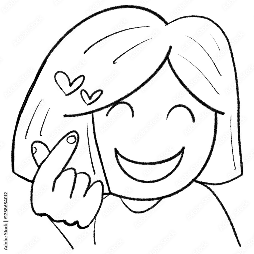 Obraz premium cartoon character drawing valentines