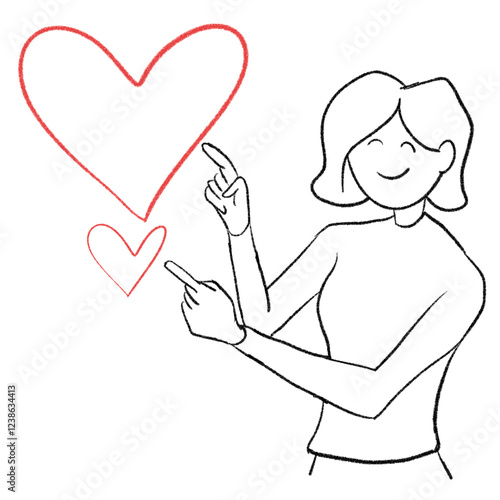 cartoon character drawing valentines