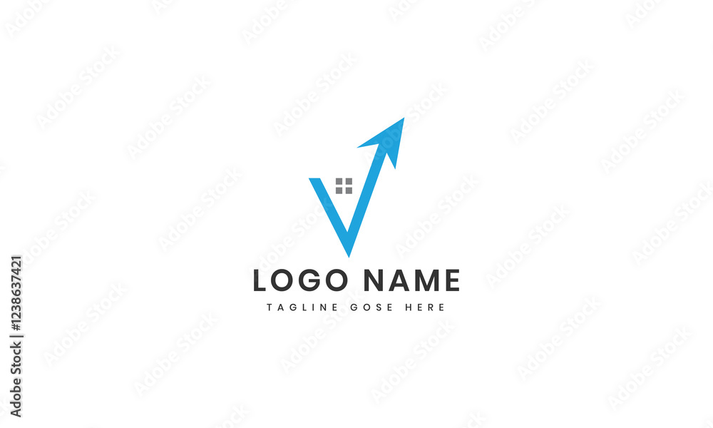 Vector v Logo template design Vector v Logo template design