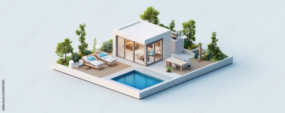 Fototapeta premium Modular energy solutions for transforming sustainable homes